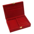 thumbnail image 1 of Esquirla Fashion Chinese Velvet Jewelry Box Case with Lid Jewelry Storage Show Box Type 2, 1 of 8