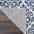 thumbnail image 5 of Nourison Grafix Damask White/Blue 3' x 5' Area Rug, (3x5), 5 of 7