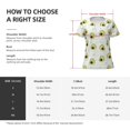 thumbnail image 6 of Wukai Avocado of a Hear Casual V-Neck Graphic Tees for Women: Lightweight and Breathable Summer Tops with Stylish Design-Small, 6 of 8