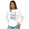 thumbnail image 4 of Flourish Flowers Jesus Christian God Women's Long Sleeve T Shirt Brisco Brands S, 4 of 6