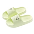 thumbnail image 6 of Women & Menâs Shower Slippers Cute Bear Pattern Slide Slippers, Indoor Non- EVA Sole, Bathroom House Shoes Beach Sandals(Green,7-8), 6 of 6