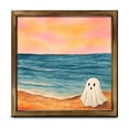 thumbnail image 2 of Dreisshy Art Framed Wall Artwork, Funny Spooky Wall Art Vintage Decoration for Rustic Farmhouse, Cute Ghosts Prints for Bedroom Halloween Decor, F, 2 of 7