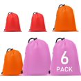 thumbnail image 1 of Upgrade Waterproof Drawstring Bag Sack Nylon Bag Ditty Bag for Gym Traveling, Hiking, Yoga, Shopping, 1 of 5