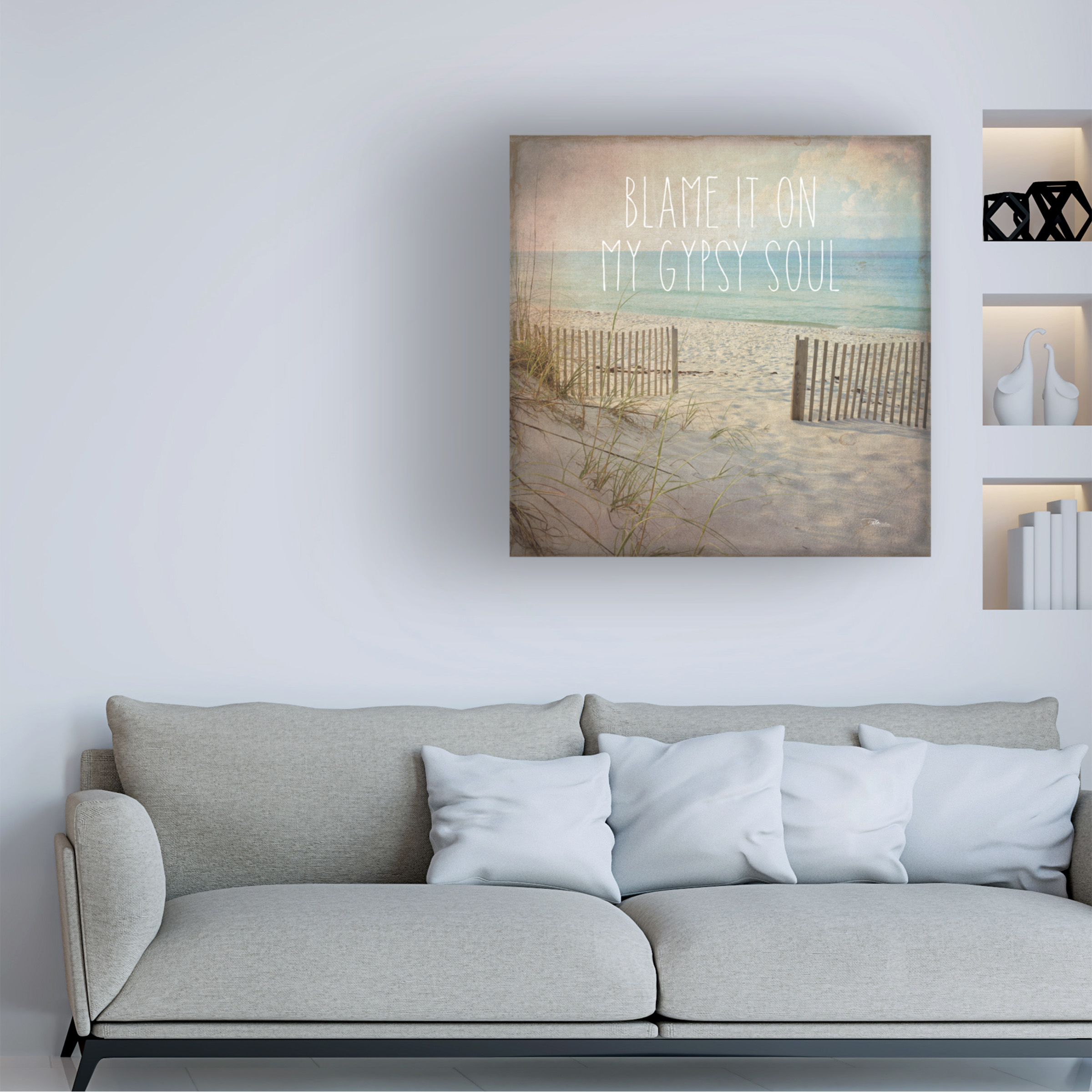 Trademark Fine Art 'My Gypsy Soul I' Canvas Art by Pela Studio