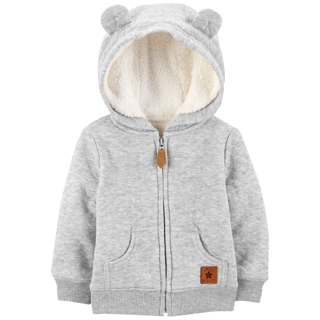 Suéter con capucha para bebé Simple Joys by Carter's Grey 6-9 M