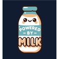thumbnail image 4 of "Powered By Milk" Youth Navy Blue Crew Neck Short Sleeve Tee-Medium, 4 of 4