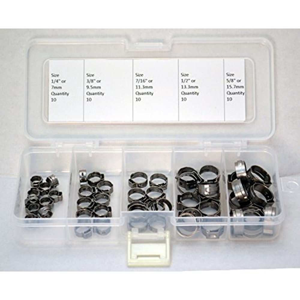 Oetiker Clamp Assortment Case, Oetiker Stepless® Ear Clamps, Single Ear