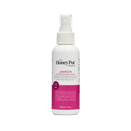The Honey Pot Company Refreshing Jasmine Panty Spray/Deodorant - Plant Based Feminine Care