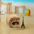 thumbnail image 4 of Rats Hamster Winter Warm Hanging Cage Hammock Cute Bear House with Bed Mat for Small Animals, 4 of 6