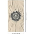 thumbnail image 5 of AOYEGO Compass Microfiber Towels Nautical Wind Rose Vintage Compass for Ocean Sailing Sea Bath Towels Kitchen Hand Towels for Women Men Girls Boys 15x30 Inch, 5 of 11
