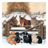 thumbnail image 1 of Cuadros Decorativos 5D Kit Rhinestone Imágenes DIY Snowland Burro Taladro redondo completo Pintura d Tmvgtek embutido en tela, 1 of 9