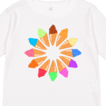 thumbnail image 4 of Inktastic Ice Cream Cone Starburst Boys or Girls Long Sleeve Toddler T-Shirt, 4 of 5
