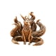 thumbnail image 2 of Estatua de en miniatura, escultura animal, artículo de colección, antigüedad, adorno de único, figura en miniatura de latón para estantes, 2 of 8