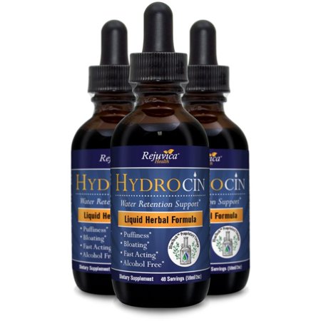- Hydrocin - Natural Formula for Healthy Fluid Balance | Water Away | All-Natural Herbal Liquid Formula | 3-pack Value