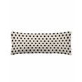 thumbnail image 2 of Wave Point Black Body Pillow Cover, Pillowcase Protectors with Zipper, Breathable Decorative Throw Pillow Case Cover, Modern Minimalist Geometric on Linen Pillow Shams for Couch Sofa 20x54Inch, 2 of 8