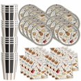 thumbnail image 1 of Musical Instruments Ensemble de Fournitures de Fête Assiettes Serviettes Tasses Kit de Vaisselle pour 16, 1 of 1