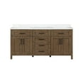 thumbnail image 2 of Ove Decors Tahoe 72 W x 21" D Freestanding Bathroom Vanity with Double Sink, Almond Latte, 2 of 16