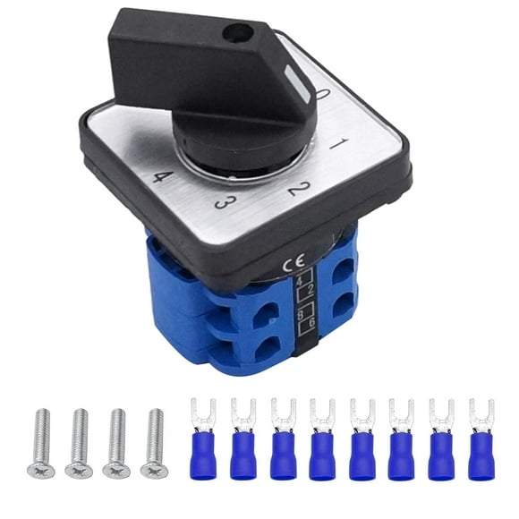 GFCI Outlet Tester New Advanced Outlet Tester with Voltage Display 48-250V + Transfer Switch 20A 550V 4 Position