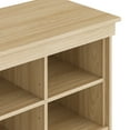 thumbnail image 4 of Mainstays Ardent No Tools Open Shelf TV Stand Console for TVs up to 50", Euro Oak, 4 of 15