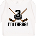 thumbnail image 3 of Inktastic 3rd Birthday Ice Hockey Sports Boys Party Toddler Sweatshirt, 3 of 4