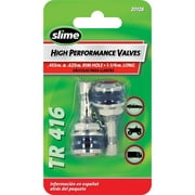 Slime High Performance Tubeless Tire Valves TR416 Rubber and Metal - 20128w