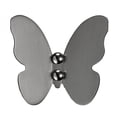 thumbnail image 1 of Rongfmy Butterfly Hook Brass 3kg Max. Loading Clothes Storage Hanger for Home Decor Gray, 1 of 8