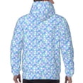 thumbnail image 5 of Hoodies for Men - blue green pink fish scale Long Sleeve Comfrt Men'S Fashion Hoodies & Sweatshirts, Sweatshirts for Men Hoodies Pullover Clothing Clothes with Pouch, 5 of 7