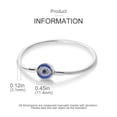 thumbnail image 4 of Alscharm 925 Sterling Silver Snake Chain Bracelet Evil Eye Charms Bracelets for Women Girls Gifts for Her, 4 of 6