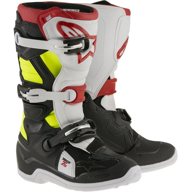Alpinestars Youth Tech 7S Boots Black/Red/Yellow 3 20150171363