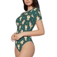 thumbnail image 3 of Picia Cute Shiba Womens One Piece Swimsuits Modest Tummy Control Bathing Suits Lace Up Slimming Swim Suit-XX-Large, 3 of 9