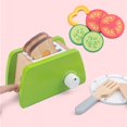 thumbnail image 3 of PENGXIANG New DIY Wooden Kitchen Toy Pretend Play Simulation Model Set Bread Machine Cooking Educational Toys Gift For Children Kids Girls, 3 of 7