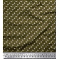 thumbnail image 1 of Soimoi Poly Georgette Fabric Rocket Shirting Printed Craft Fabric by The Yard 52 Inch Wide, 1 of 1
