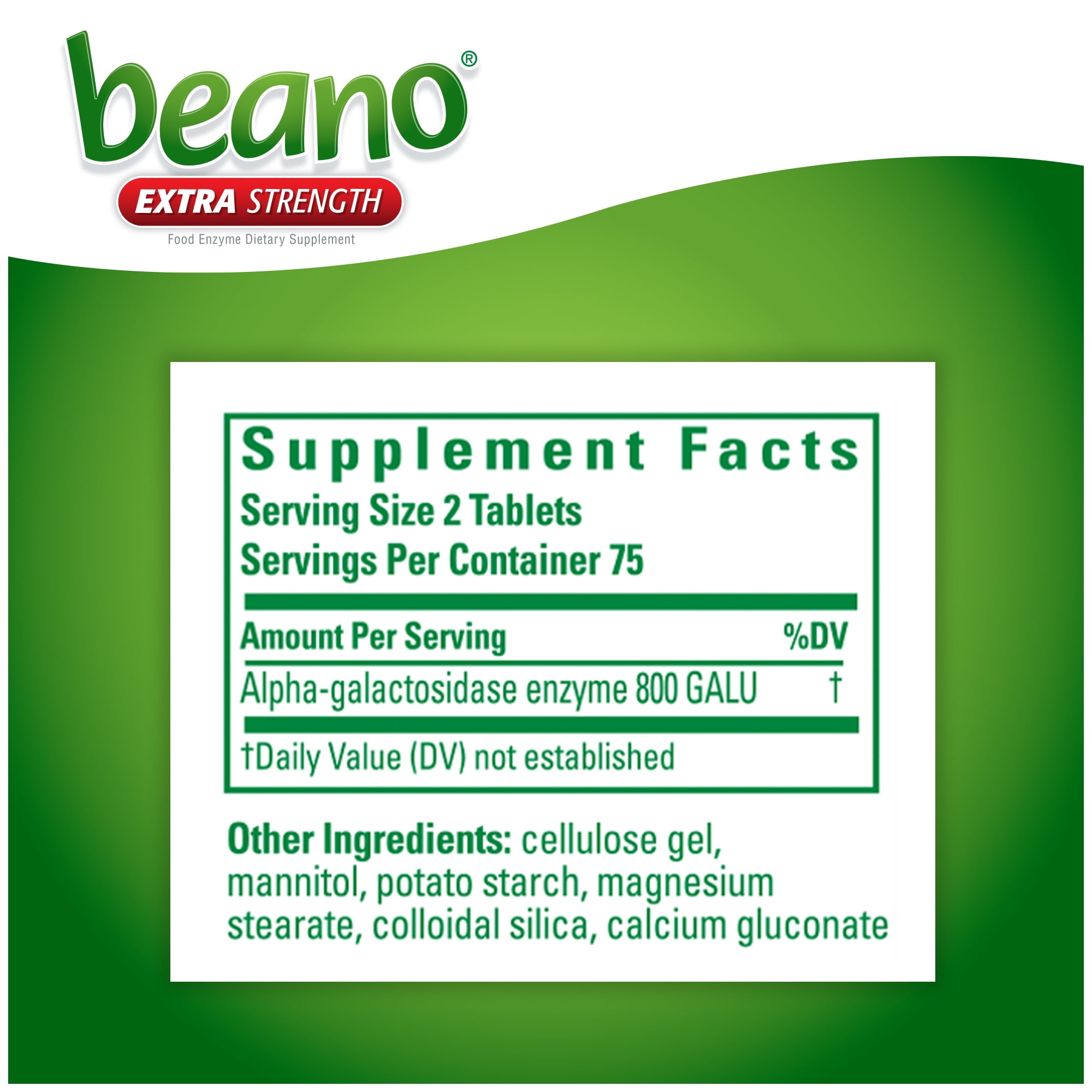 Beano Ultra Strength, Gas Prevention & Digestive Enzyme Supplement, 130 Count Bonus Pack