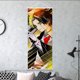 thumbnail image 4 of Rollo decorativo para pared, 3 paneles, estilo Mashle Anime, 25 x 75 cm, 4 of 4