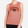thumbnail image 2 of Halloween Auntie Women's Muscle Tank X-Small Desert Pink, 2 of 5