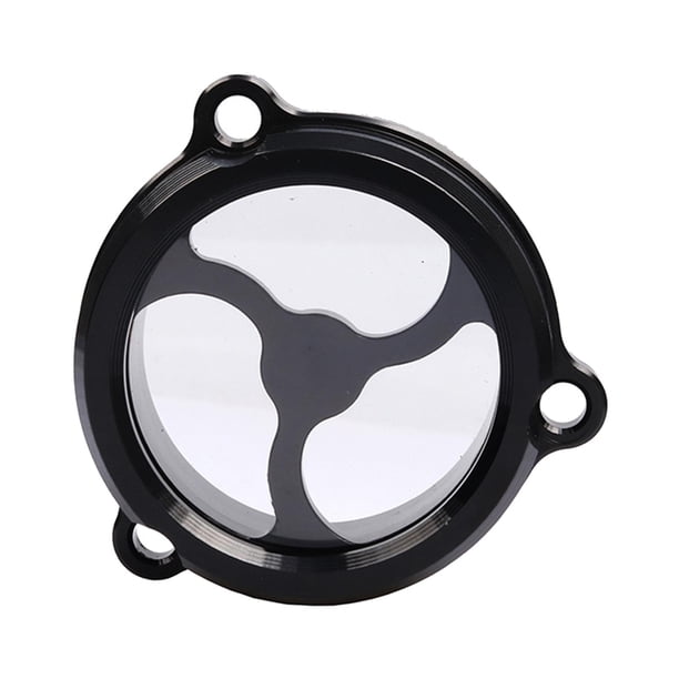Tapas del cárter del CNC del tapón de la cubierta del filtro de aceite del Negro Baoblaze tapa del enchufe del motor
