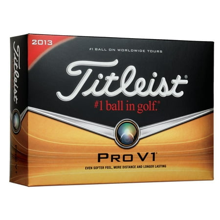 Titleist Pro V1 Golf Balls, 12 Pack (Best Golf Ball For 12 Handicap)