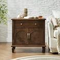thumbnail image 7 of Tina's Home 27.5" Tall Traditional End Table with Charging Station and Solid Wood Legs for Living Room (Set of 2), 7 of 7