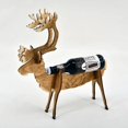 thumbnail image 4 of Christmas Reindeer Wine Bottle Holder, Reindeer and Sleigh Wine Rack Display Stand, Creative Deer Shaped Tabletop Wine Bottle Holder, Table Top and Counter Wine Rack for Christmas Home Decor (ELK), 4 of 6