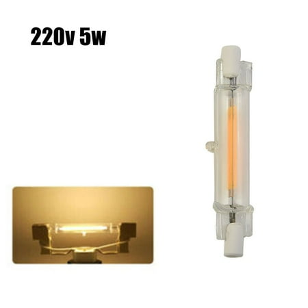 

COB R7s LED Glass 5W 78mm/9W 118mm Dimmable Replace Halogen Tube 220V/110V