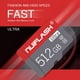 thumbnail image 2 of MicroSDXC de 512 GB, velocidad ultra rápida (U3/V30/A2), ideal para cámaras de vigilancia, tabletas y grabación en 4K, con adaptador SD, 2 of 8