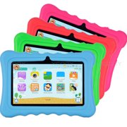 XGODY 7 inch Kids Learning Tablet Wifi Android OS 8.1 Tablet For kids 1GB RAM 16GB Storage With Bule Case