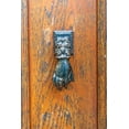 thumbnail image 2 of Wilson, Emily 11x14 Black Ornate Wood Framed with Double Matting Museum Art Print Titled - France-Dordogne-Hautefort A metal door knocker in the shape of a hand in the town of Hautefort, 2 of 4