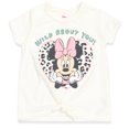 thumbnail image 2 of Disney Minnie Mouse Toddler Girls Graphic T-Shirts and Bike Shorts White 5T, 2 of 5