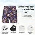 thumbnail image 5 of Fotbe Snake And Floral Men’s Swim Trunks Quick Dry Swim Shorts Board Shorts with Mesh Lining-XX-Large, 5 of 9