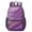 Purple and Gold Marble Pattern, variant on Purple and Gold Marble Pattern 17" Waterproof Oxford School Backpacks for Teens, S-Shape Padded Straps, for School, Travel, Hiking, Camping