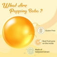 thumbnail image 5 of J WAY Bursting Popping Passion Fruit Boba Pearls, Passion Fruit Syrup, Non-Dairy, Fat-Free Popping Tapioca Boba for Beverages, Sweets, Ice Cream (2LB, 1 Pack), 5 of 7