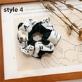 thumbnail image 1 of Fashion Headwear Xmas Gifts Flannel Hair Ring Christmas Hair Rope Snowflake Large Intestine Hair Ring Christmas STYLE 4, 1 of 8