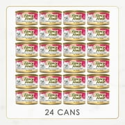 Purina Fancy Feast Sliced Kitten Food, Wet Cat Food, Chicken Feast in Gravy, 3 oz Can, 24 Pack