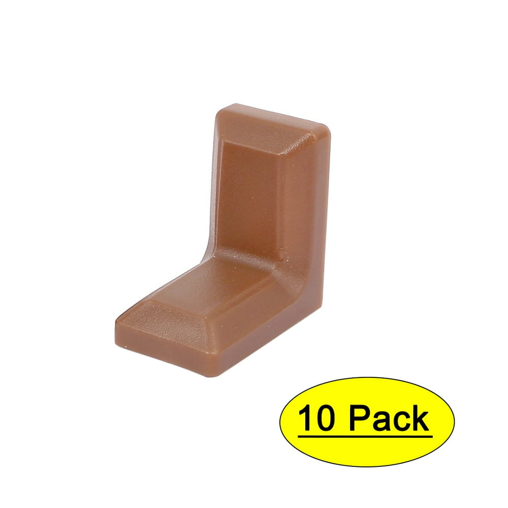Uxcell 28mm x 17mm x 28mm L Shaped Plastic Cover Right Angle Corner